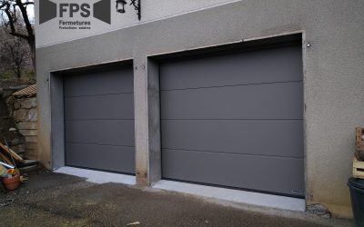 Installation porte de garage sectionnelle sur Annecy – Thônes